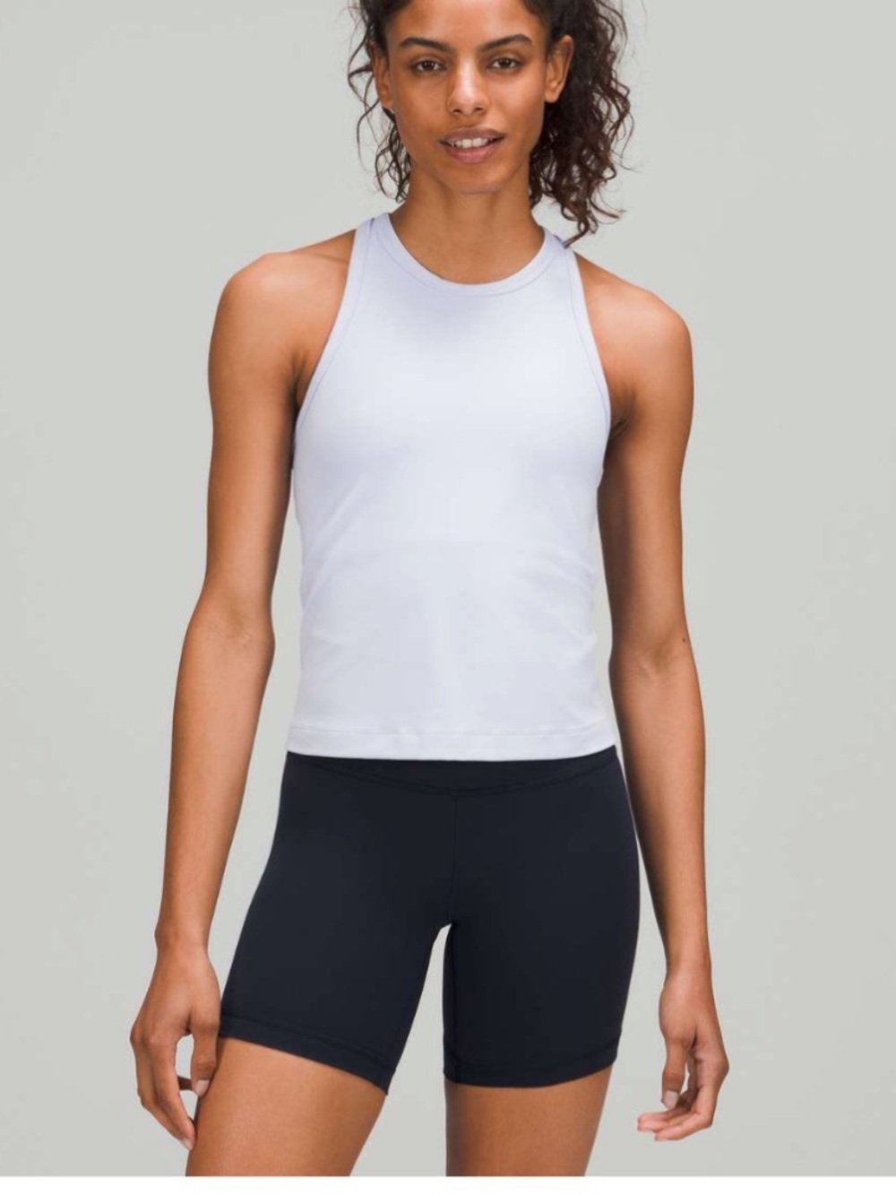 Lululemon Align Waist-Length Racerback Tank Top Nulu Pastel Blue